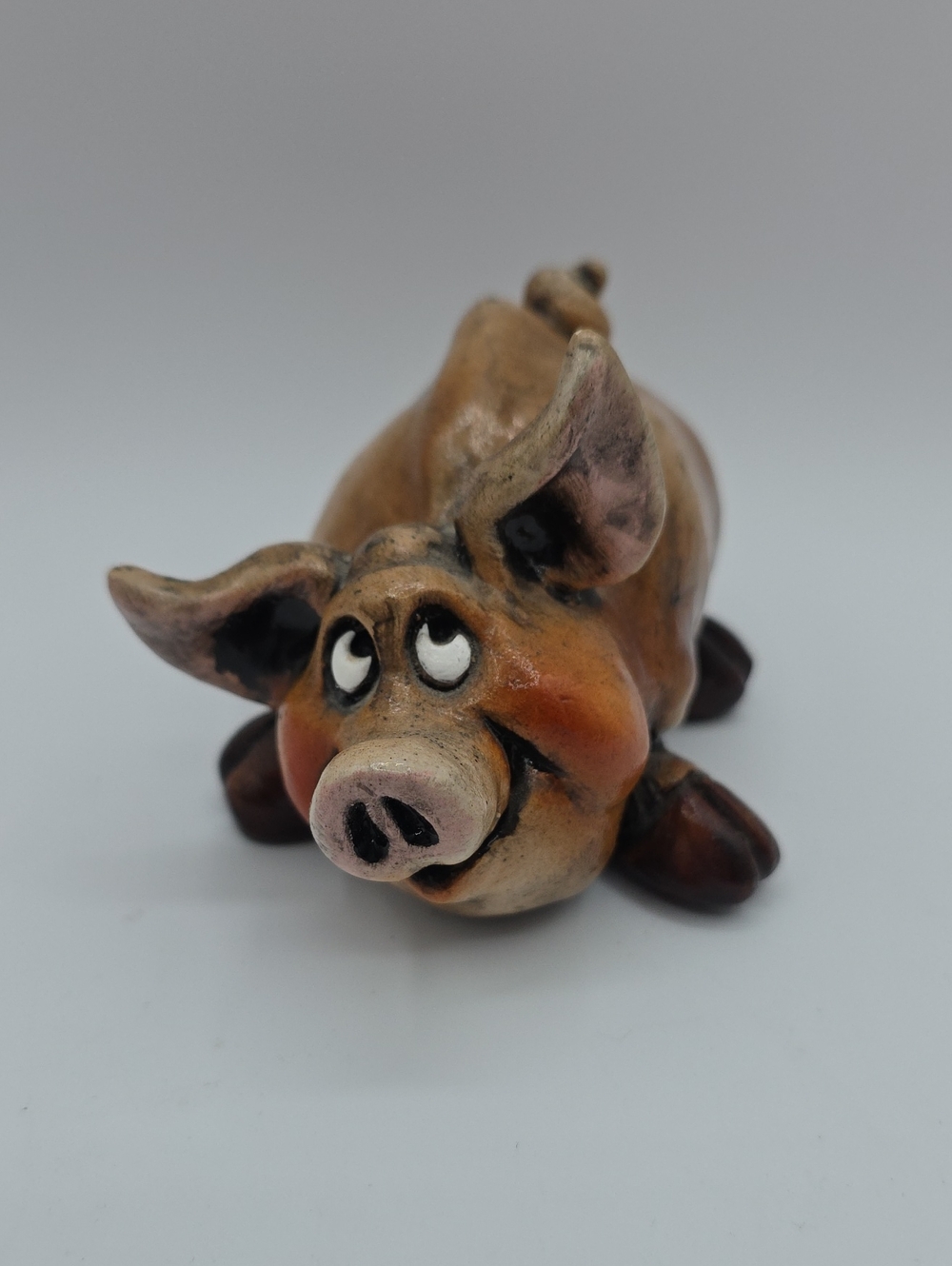 BEASTIES of the Kingdom Pig Hambone Figurine JOHN RAYA Sculpture Vintage 1996